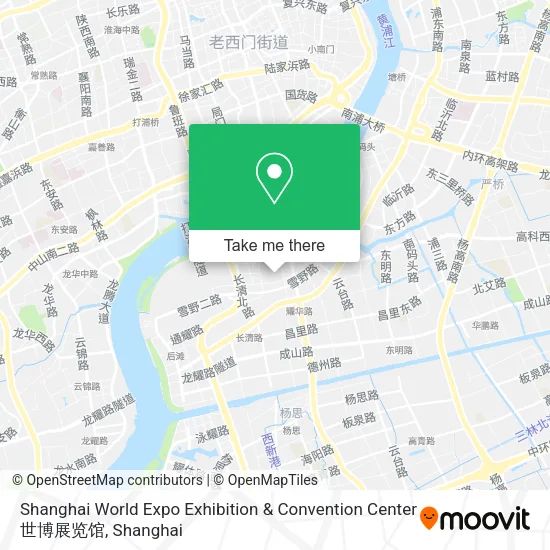 Shanghai World Expo Exhibition & Convention Center 世博展览馆 map