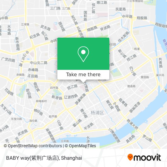 BABY way(紫荆广场店) map