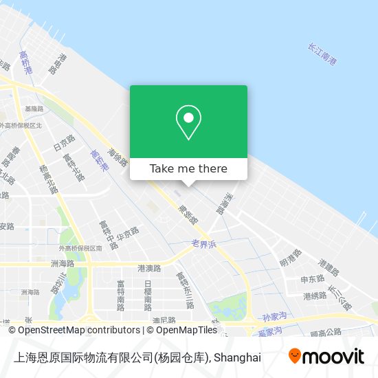 上海恩原国际物流有限公司(杨园仓库) map