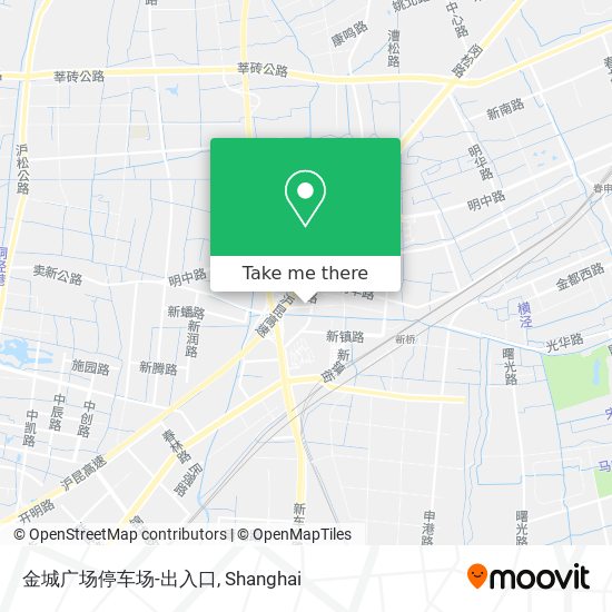 金城广场停车场-出入口 map
