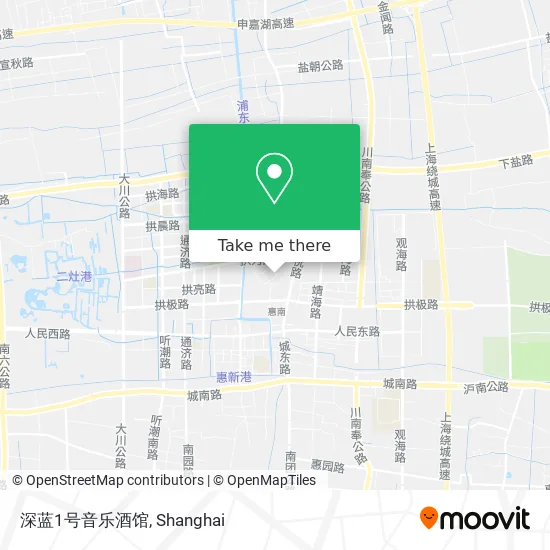深蓝1号音乐酒馆 map