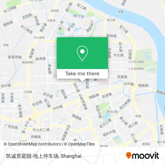 凯诚景庭园-地上停车场 map