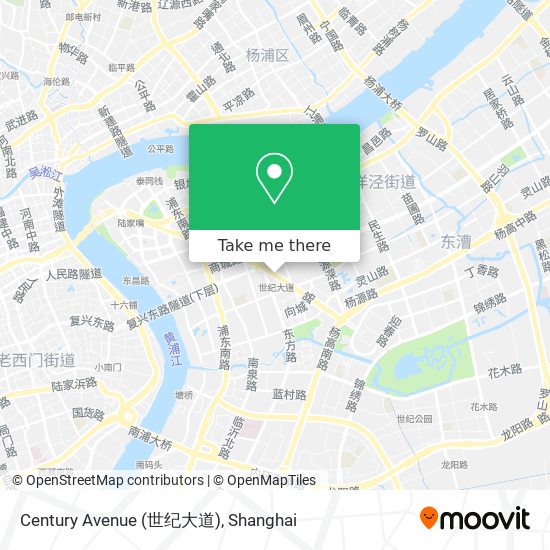 Century Avenue (世纪大道) map