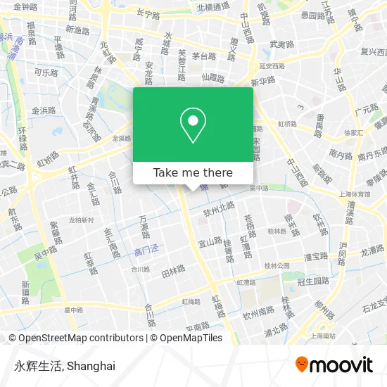 永辉生活 map