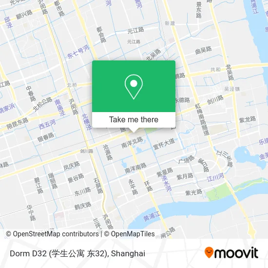 Dorm D32 (学生公寓 东32) map
