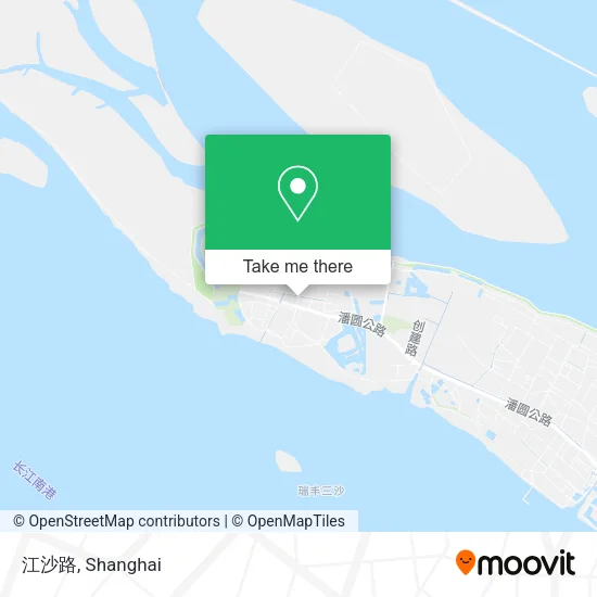 江沙路 map