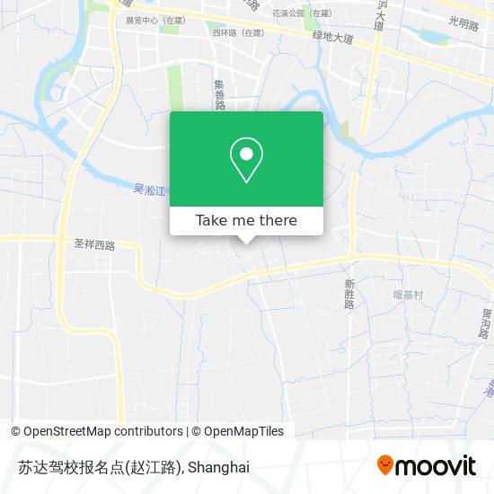 苏达驾校报名点(赵江路) map