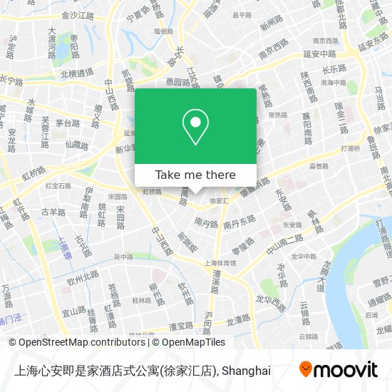 上海心安即是家酒店式公寓(徐家汇店) map