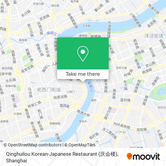 Qinghuilou Korean-Japanese Restaurant (庆会楼) map