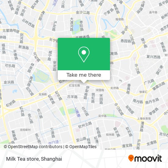 Milk Tea store map