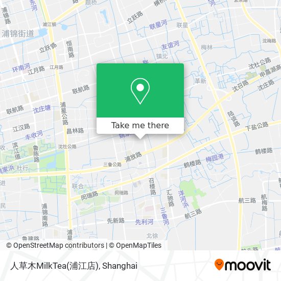 人草木MilkTea(浦江店) map