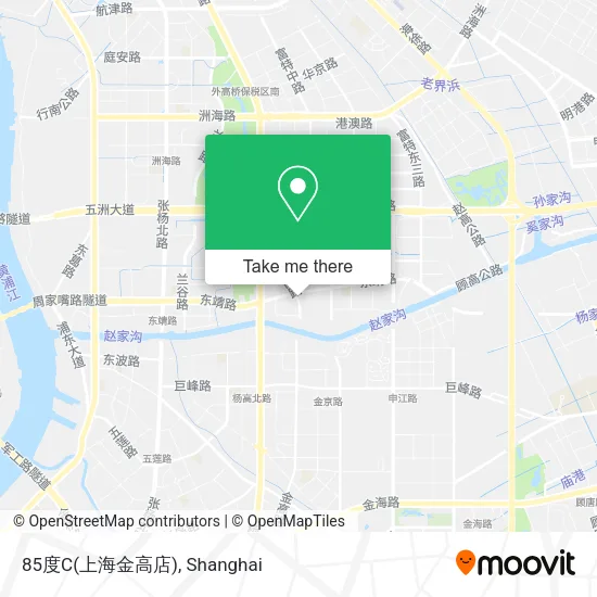 85度C(上海金高店) map