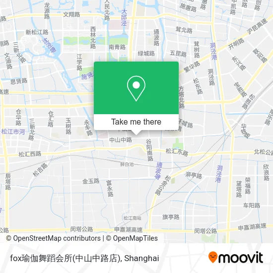 fox瑜伽舞蹈会所(中山中路店) map