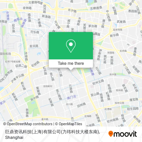 巨鼎资讯科技(上海)有限公司(力玮科技大楼东南) map