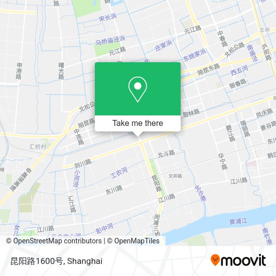 昆阳路1600号 map