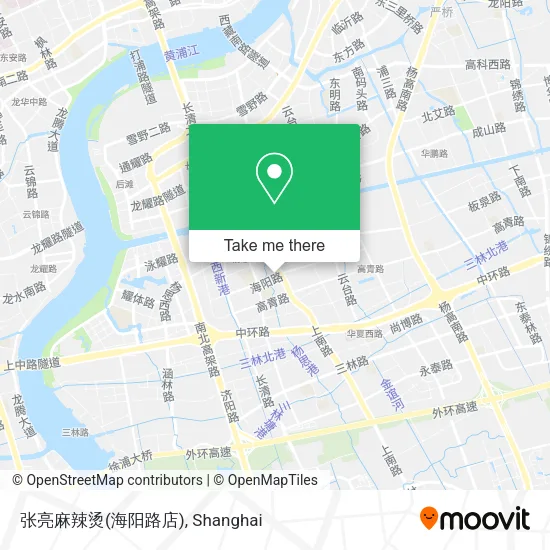 张亮麻辣烫(海阳路店) map