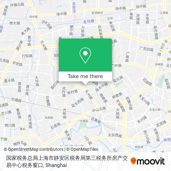 国家税务总局上海市静安区税务局第三税务所房产交易中心税务窗口 map