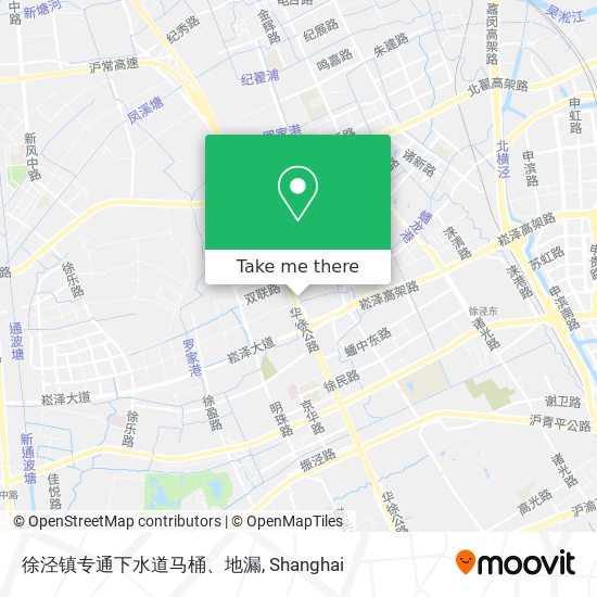 徐泾镇专通下水道马桶、地漏 map