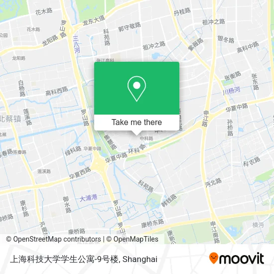 上海科技大学学生公寓-9号楼 map