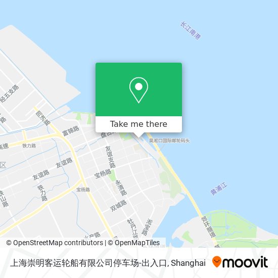 上海崇明客运轮船有限公司停车场-出入口 map