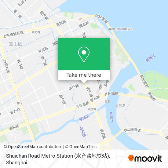 Shuichan Road Metro Station (水产路地铁站) map