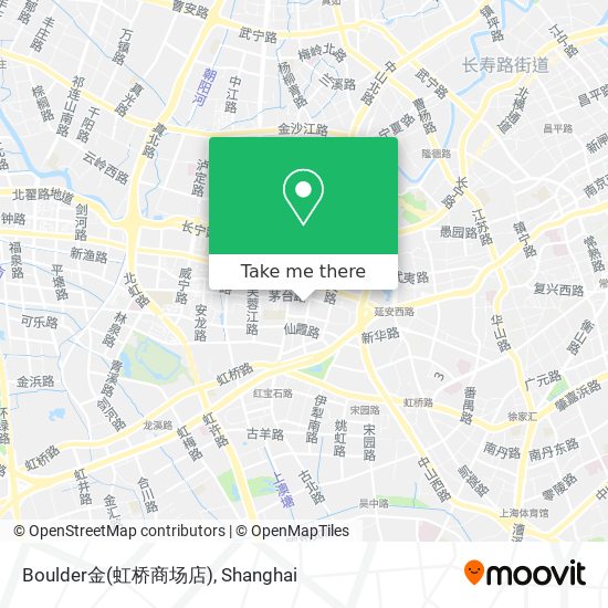 Boulder金(虹桥商场店) map