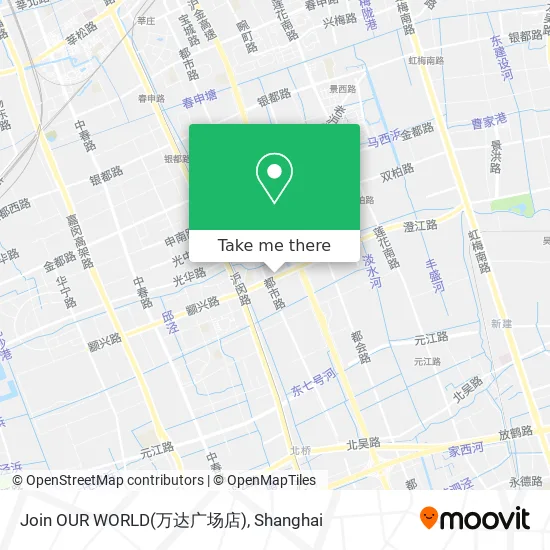 Join OUR WORLD(万达广场店) map