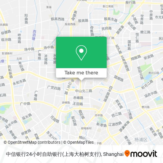 中信银行24小时自助银行(上海大柏树支行) map
