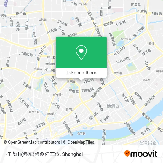 打虎山(路东)路侧停车位 map