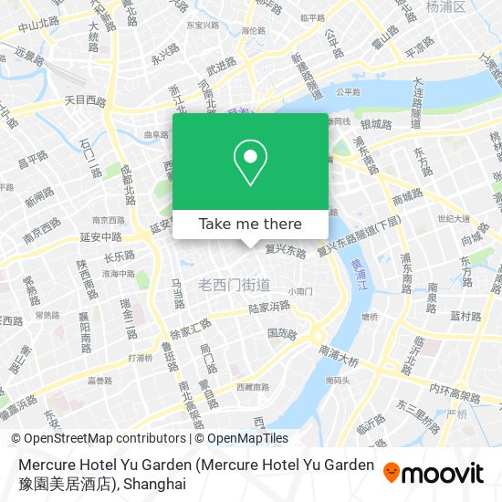 Mercure Hotel Yu Garden map