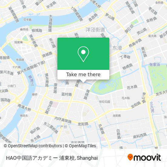 HAO中国語アカデミー 浦東校 map