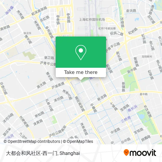 大都会和风社区-西一门 map