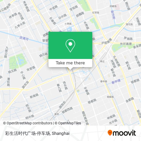 彩生活时代广场-停车场 map