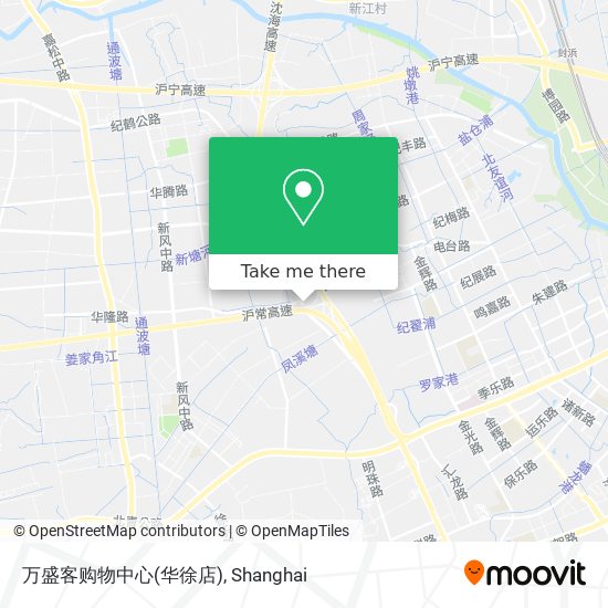 万盛客购物中心(华徐店) map