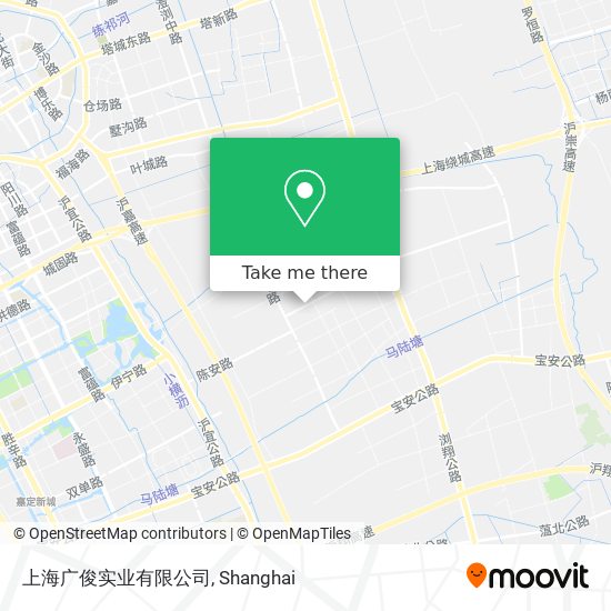 上海广俊实业有限公司 map