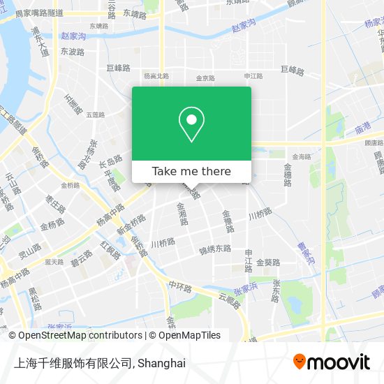 上海千维服饰有限公司 map