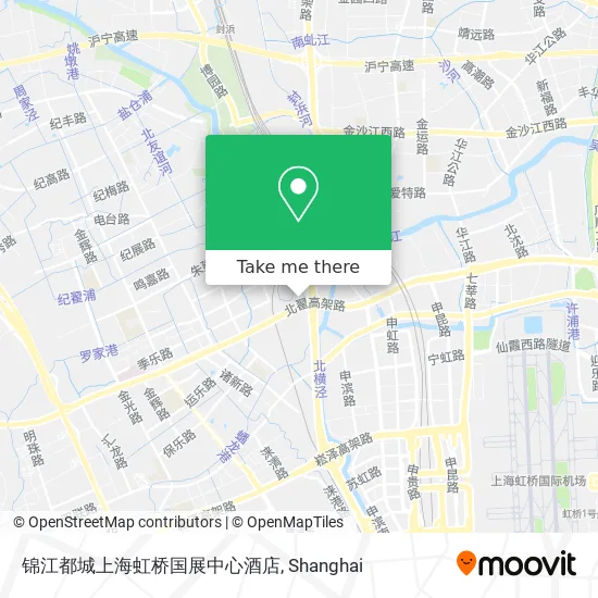 锦江都城上海虹桥国展中心酒店 map