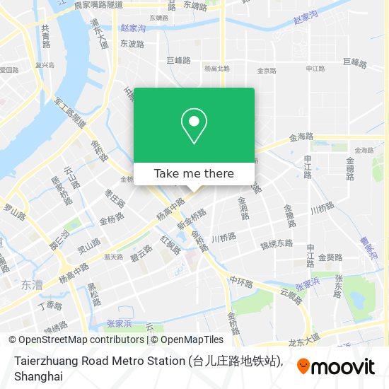 Taierzhuang Road Metro Station (台儿庄路地铁站) map