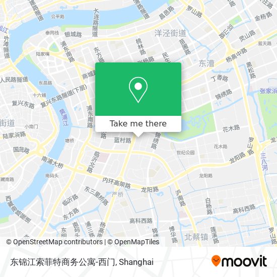 东锦江索菲特商务公寓-西门 map