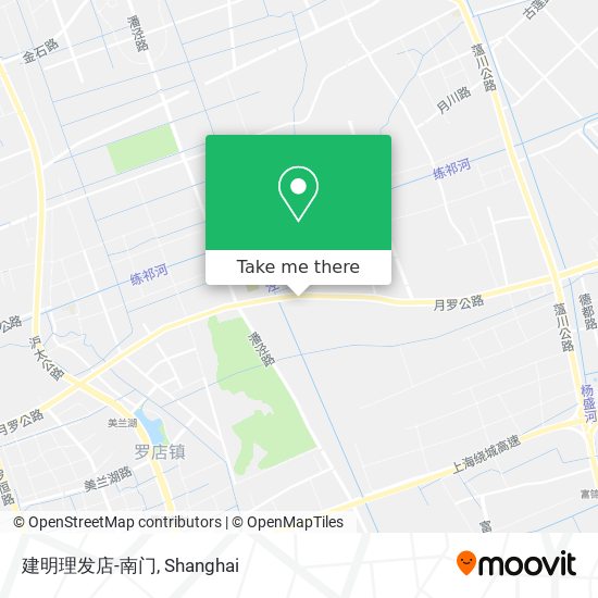 建明理发店-南门 map