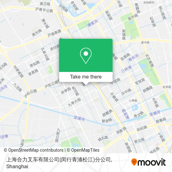 上海合力叉车有限公司(闵行青浦松江)分公司 map