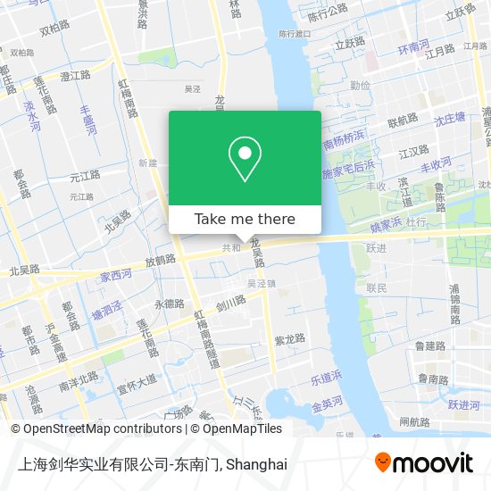 上海剑华实业有限公司-东南门 map