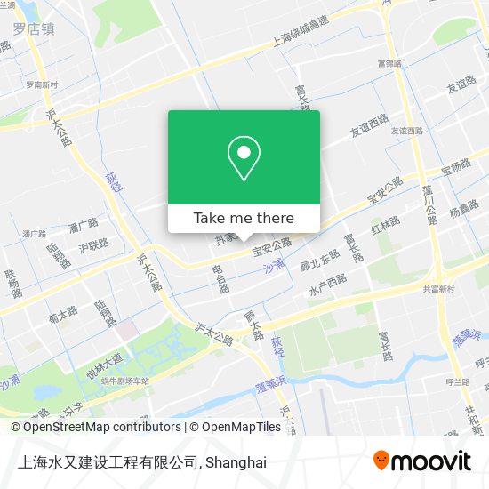 上海水又建设工程有限公司 map