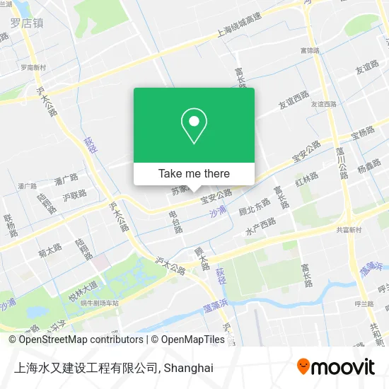 上海水又建设工程有限公司 map