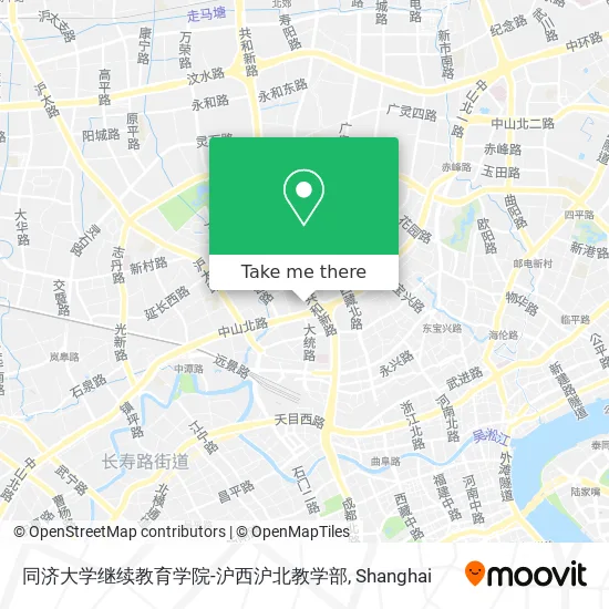 同济大学继续教育学院-沪西沪北教学部 map