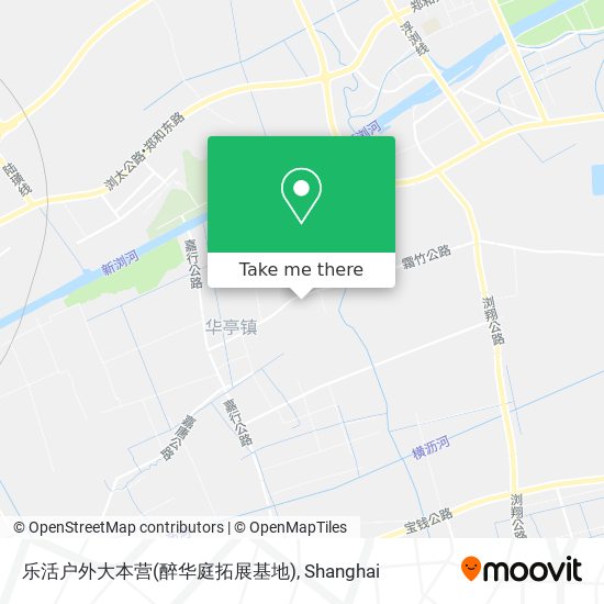 乐活户外大本营(醉华庭拓展基地) map