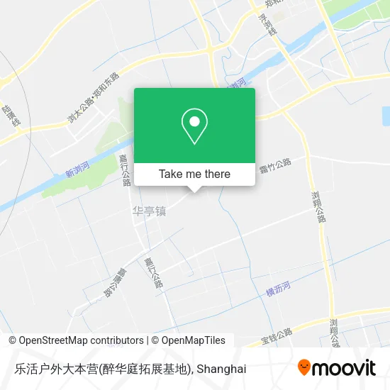 乐活户外大本营(醉华庭拓展基地) map
