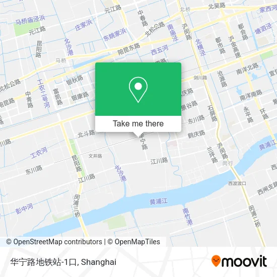 华宁路地铁站-1口 map