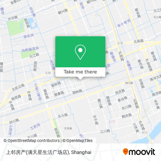 上邻房产(满天星生活广场店) map