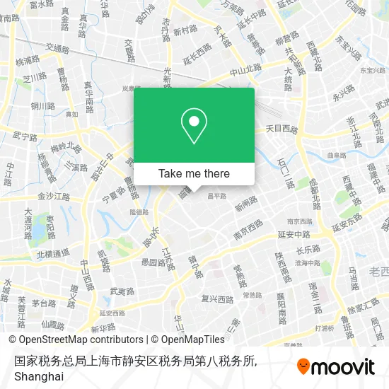 国家税务总局上海市静安区税务局第八税务所 map